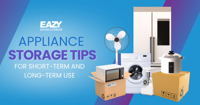 Appliance Storage Tips for Short-Term and Long-Term Use