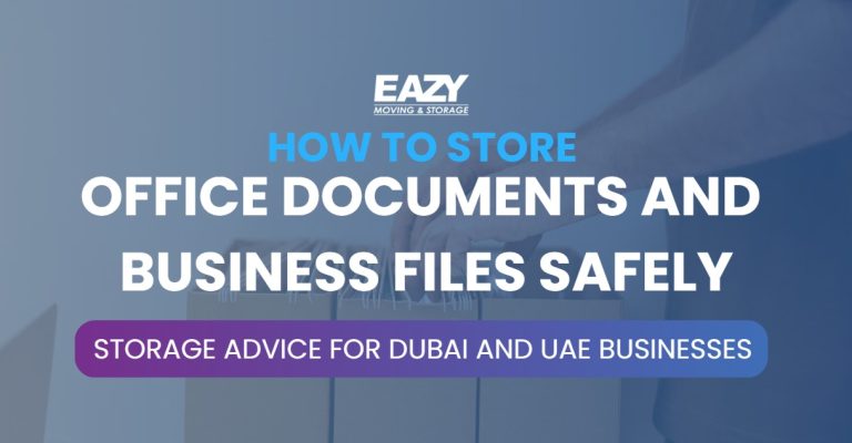How to Store Office Documents and Business Files Safely
